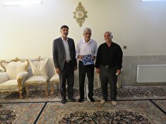 دیدار صمیمی با بازنشسته جناب آقای علی اکبر آجاک