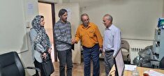 دیدار با جانباز وظیفه بگیر وپیشکسوت انتظامی در شهرستان ساری