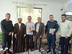 دیدار با ۲ پیشکسوت انتظامی در شهرستان‌های زیرآب وپل سفید