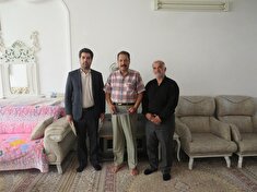 دیدار صمیمی با بازنشسته جناب آقای عباسعلی غنی زاده احمد آبادی