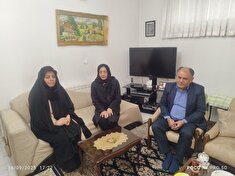 دیدار مدیر ارشد اداره بازنشستگی نیرو‌های مسلح استان البرز با ۲ نفر از مستمری بگیران فراجا استان البرز