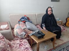 دیدار با خانم فاطمه رسولی مستمری بگیر غرب تهران بزرگ