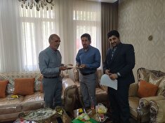 دیدار و ملاقات با ۵ بازنشسته همدان