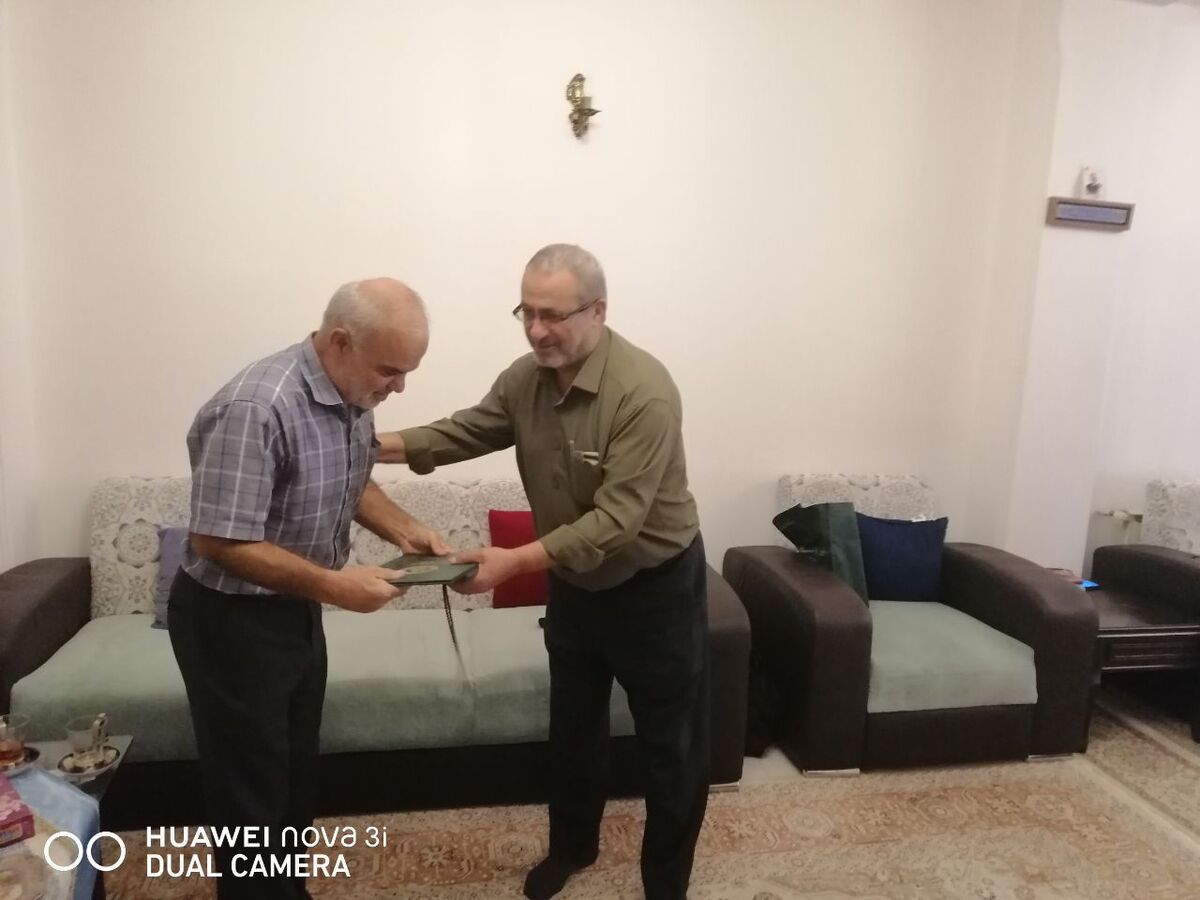 دیدار و تجلیل ازپیشکسوت انتظامی محمدمحمودی در شهرستان ساری