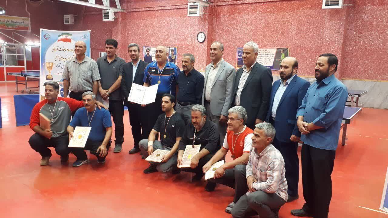 برگزاری مسابقات ورزشی (تنیس روی میز) بمناسبت هفته دفاع مقدس