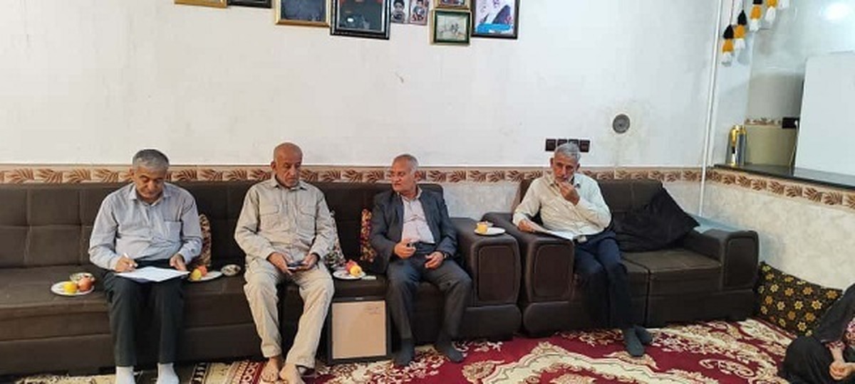 دیدار و سرکشی از پیشکسوت انتظامی عیسی فتحی