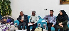 دیدار و سرکشی از مستمری بگیر  سرکار خانم خدیجه نجفی