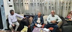 دیدار و سرکشی از پیشکسوت انتظامی عبدالرسول قدرتیان