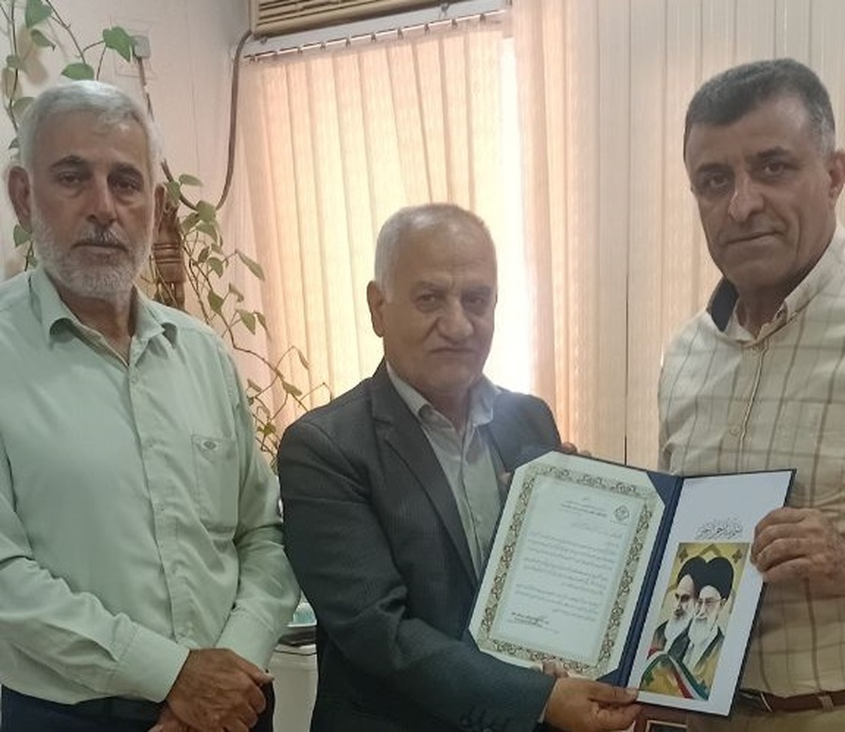 دیدار و سرکشی از پیشکسوت انتظامی محمد آزادی