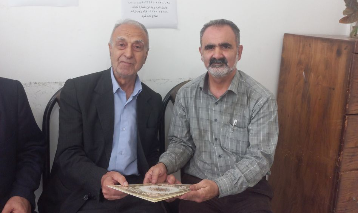 دیدار با پیشکسوت انتظامی آیت باقری ملردی در شهرستان آمل