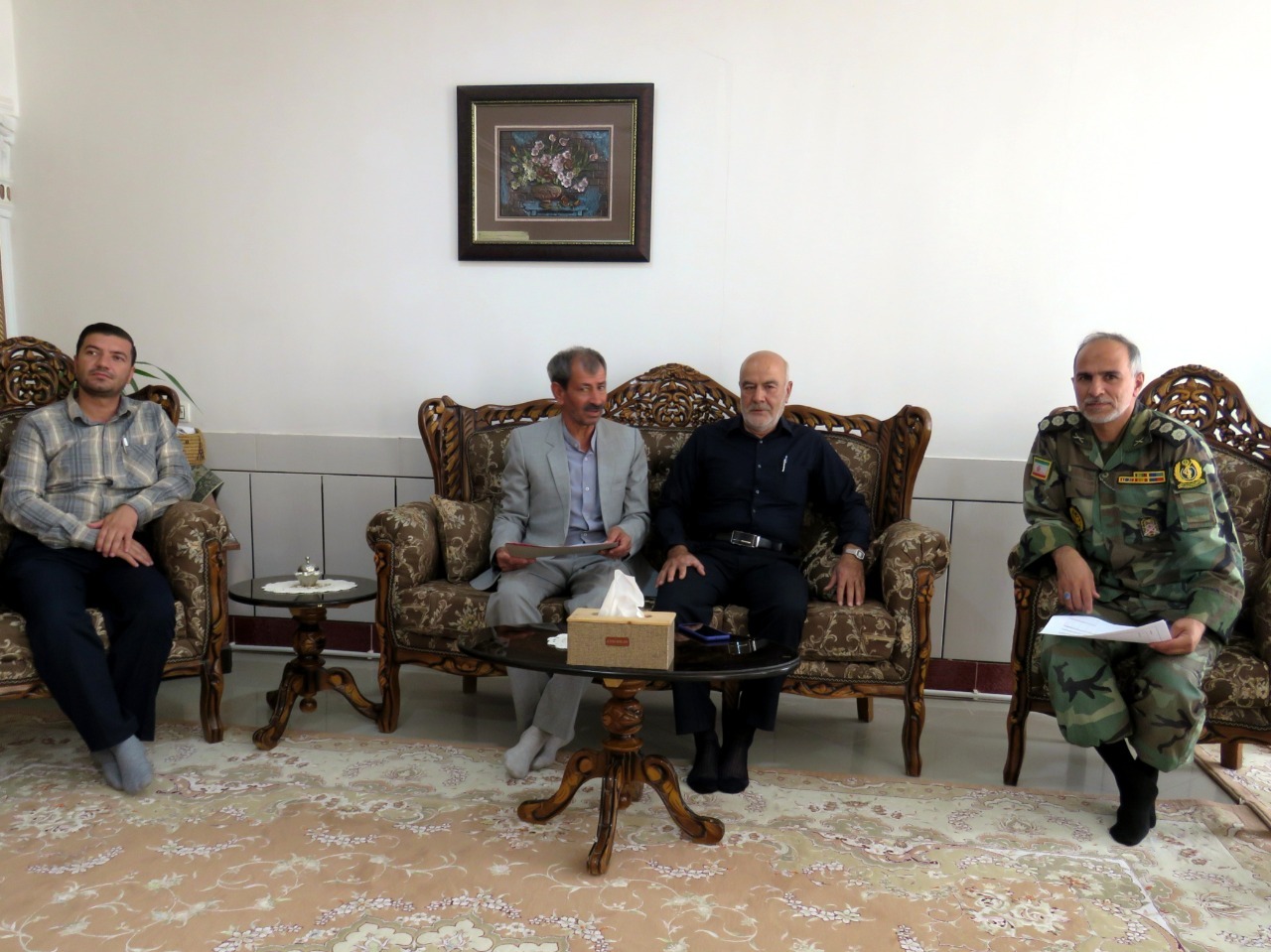دیدار با ۵ پیشکسوت بازنشسته انتظامی شهرستان فردوس