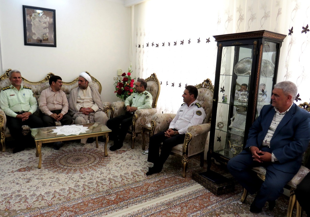 دیدار با ۳ پیشکسوت بازنشسته انتظامی شهرستان قاین