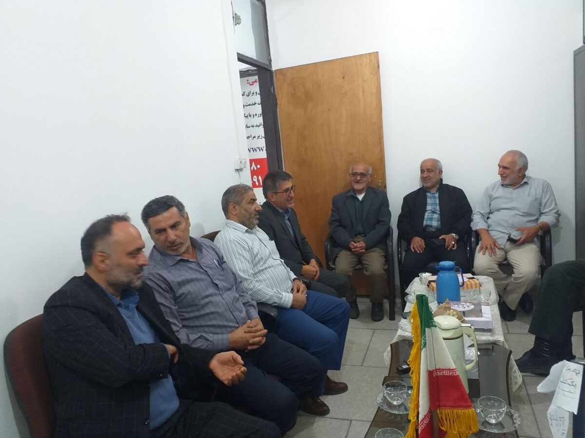 دیداررئیس کانون سپاه شهرستان چالوس با مسئول کانون بازنشستگان انتظامی چالوس وکلاردشت