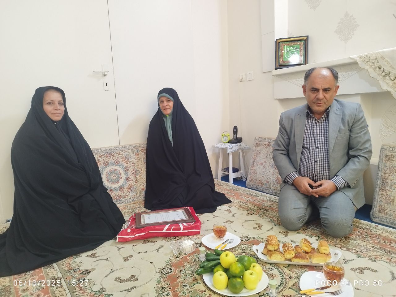 دیدار مدیر ارشد اداره بازنشستگی نیروهای مسلح استان البرز با 6 نفر از بازنشستگان فراجا استان البرز