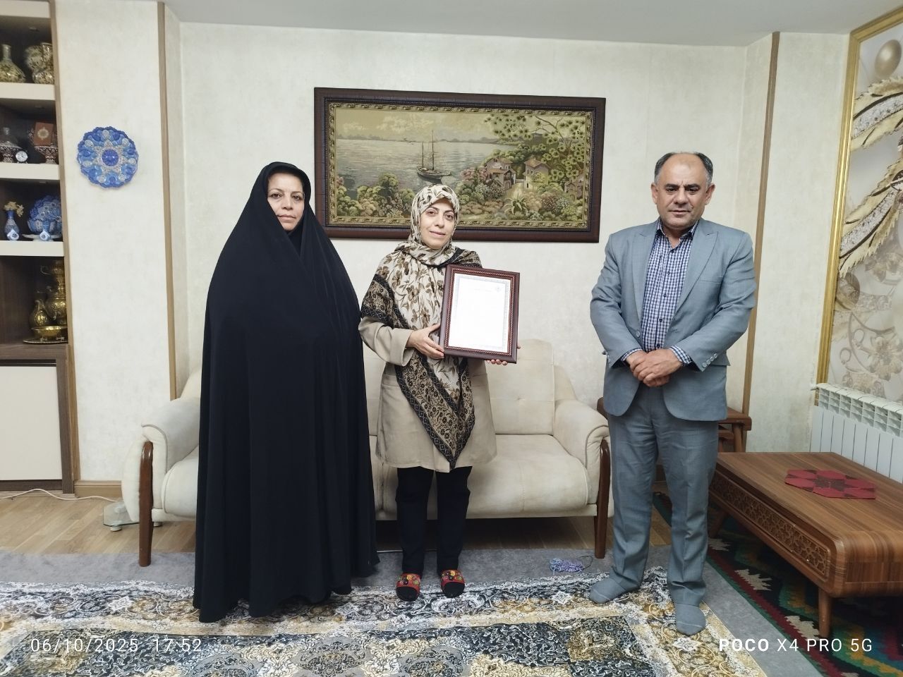 دیدار مدیر ارشد اداره بازنشستگی نیروهای مسلح استان البرز با 6 نفر از بازنشستگان فراجا استان البرز