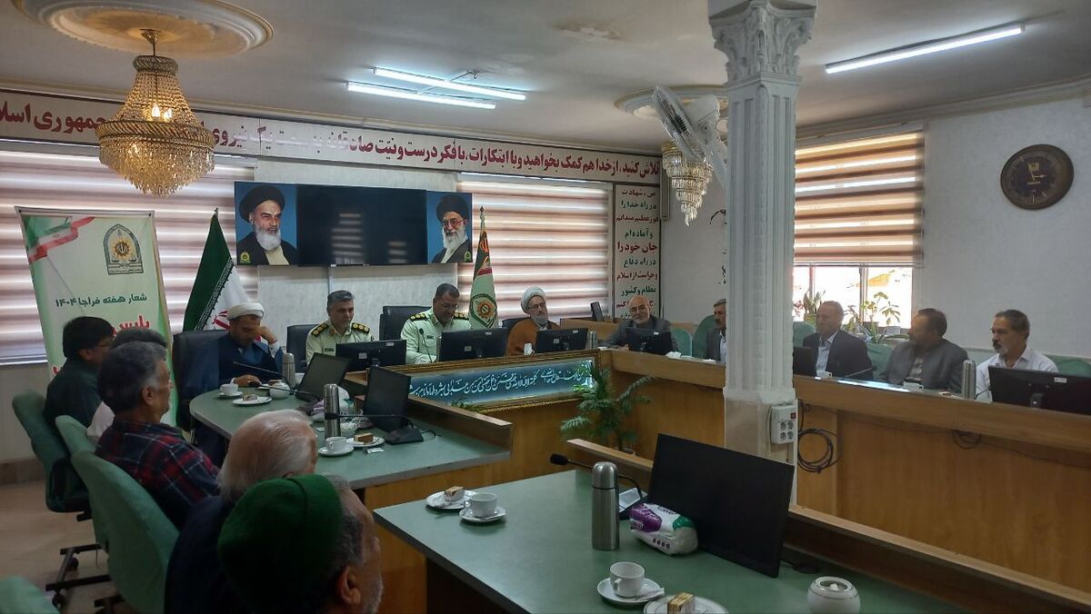 دیدار با فرماندهان انتظامی شهرستانهای استان خراسان رضوی به مناسبت گرامیداشت هفته فراجا