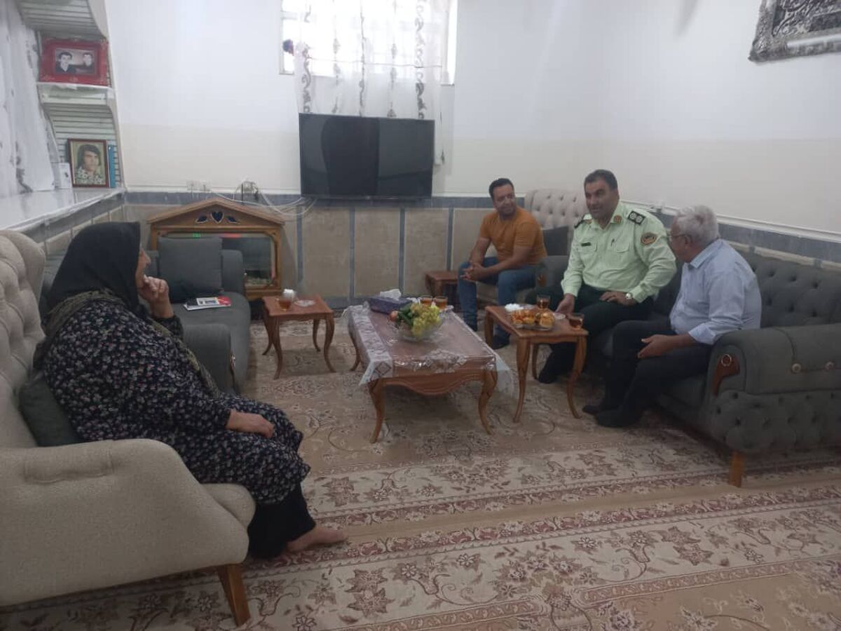 دیدار با پیشکسوت انتظامی شهرستان زرین دشت