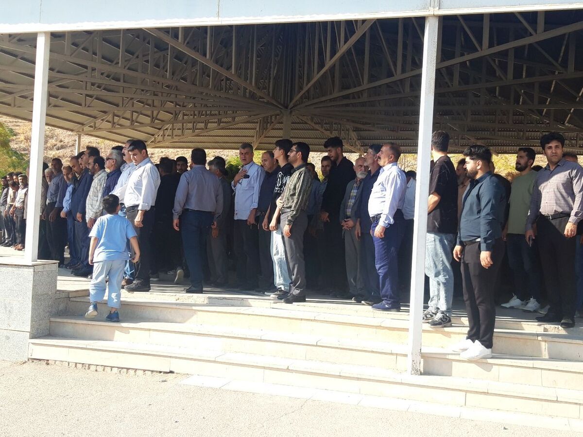 حضور در مراسم تشییع و تدفین پیشکسوت بازنشسته شهرستان خرم آباد