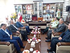 دیدار صمیمانه با سردار تقوی فرمانده انتظامی استان اردبیل بمناسبت هفته نیروی انتظامی