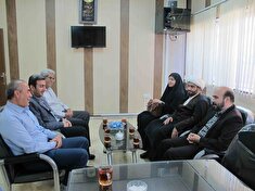 دیدار با مدیرکل اداره تامین اجتماعی نیروهای مسلح استان مرکزی