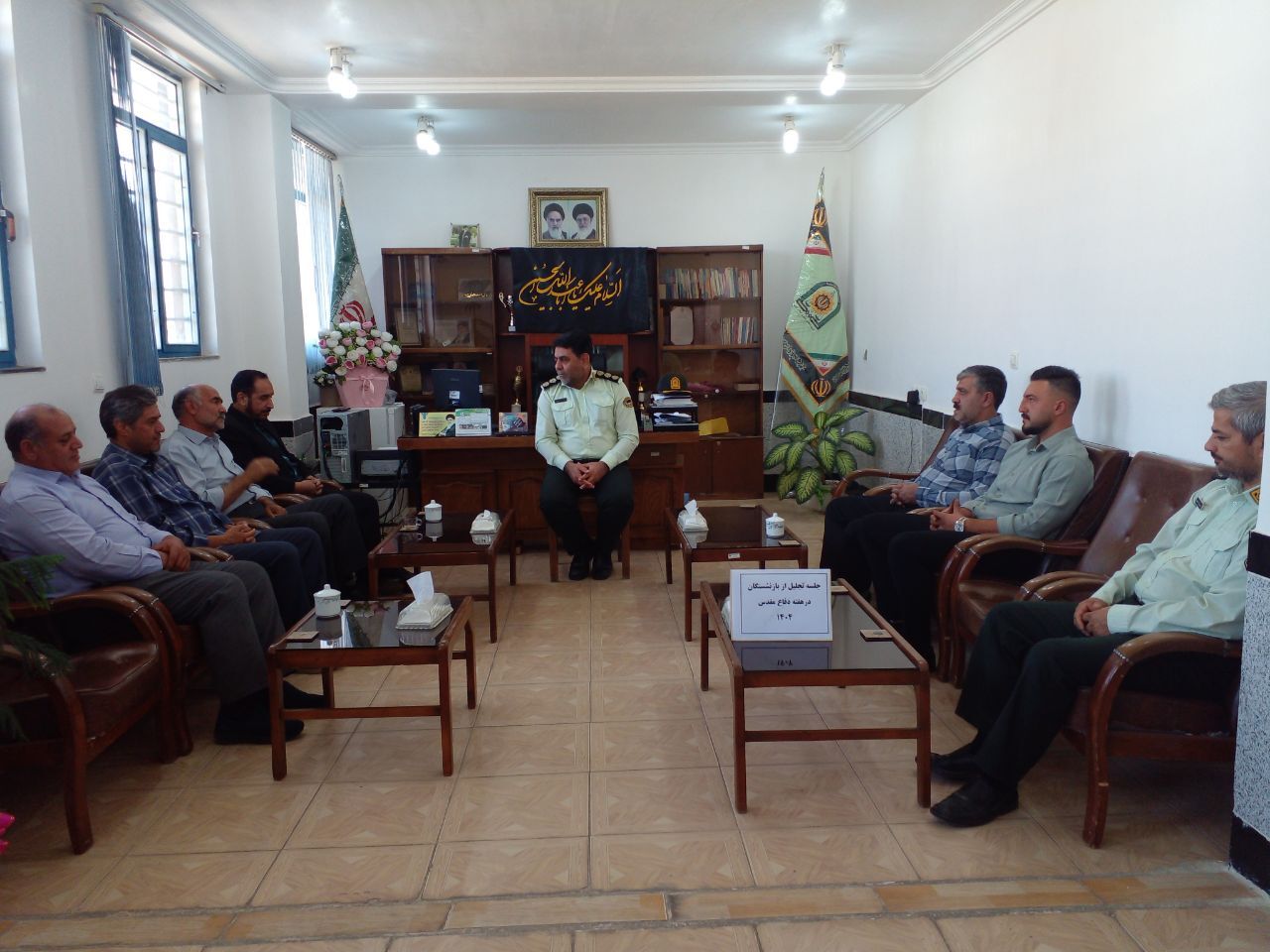 دیدار با تعداد ۶ نفر از بازنشستگان در شهرستان عجب شیر دیدار با تعداد ۶ نفر از بازنشستگان در شهرستان عجب شیر