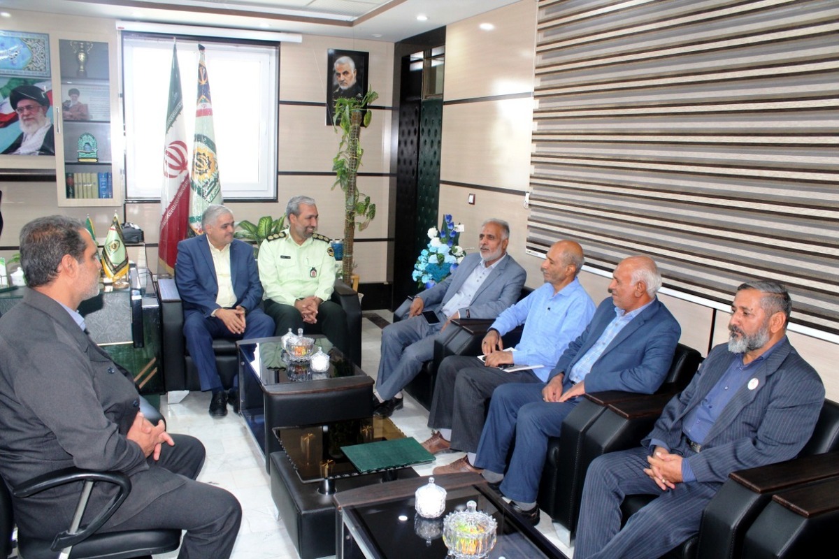 دیدار با فرمانده انتظامی شهرستان نهبندان