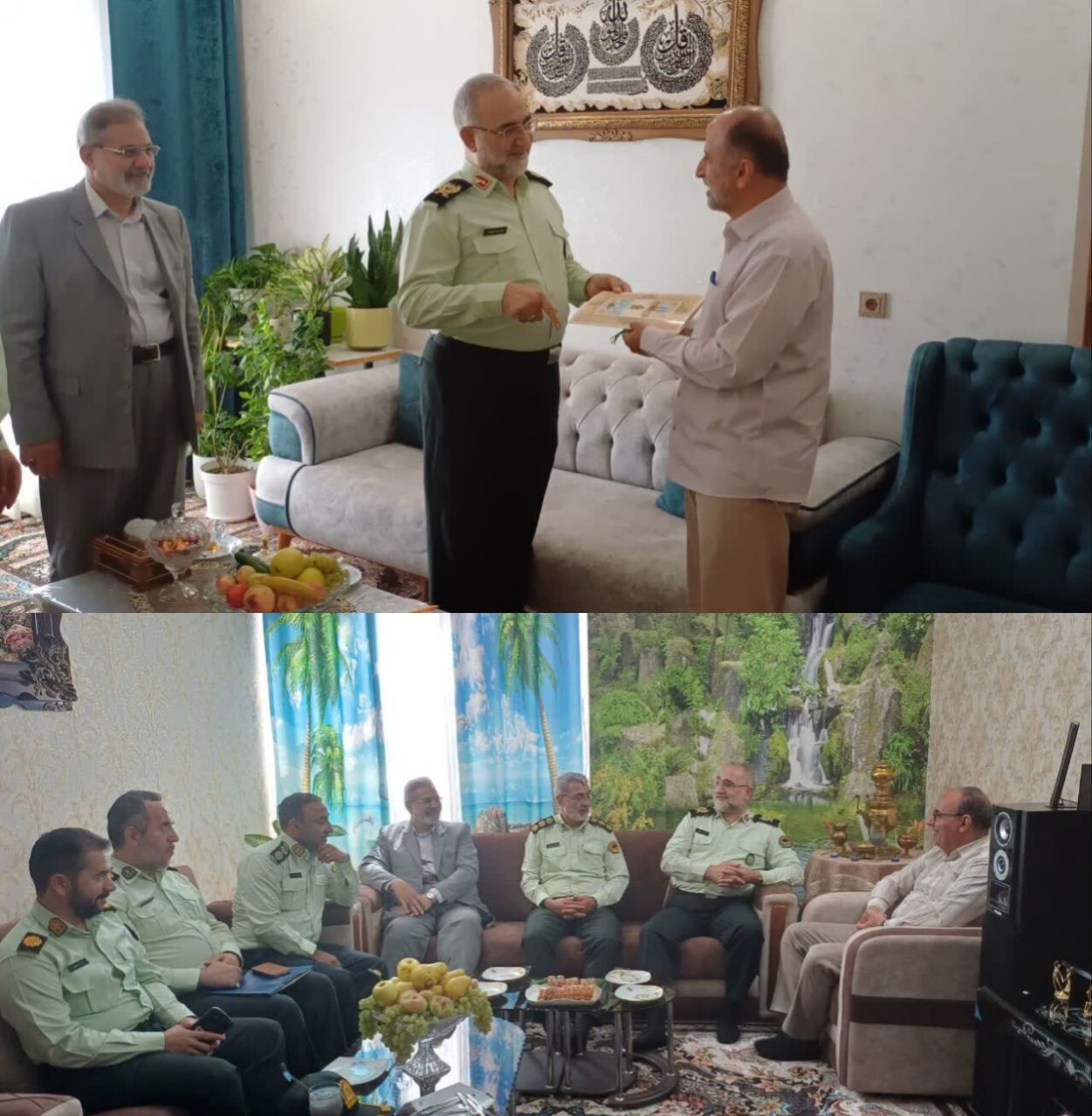 دیدار فرمانده انتظامی استان قم با دو نفر از پیشکسوتان دیدار کرد.