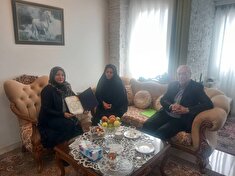 دیدار با بازنشسته خانم سوسن درخشان وزیری