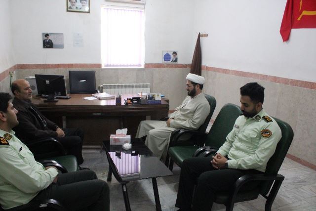 دیدار با رئیس عقیدتی سیاسی  انتظامی شهرستان رضوانشهر
