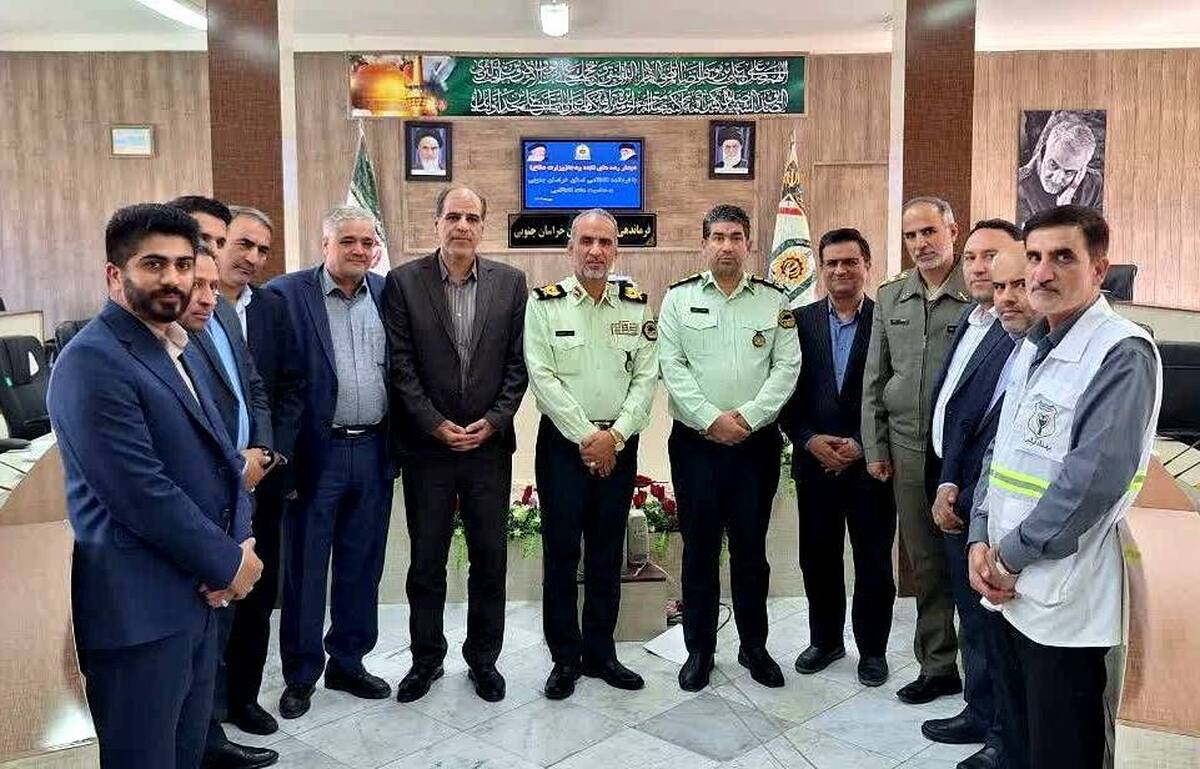دیدار کارکنان ساتا استان با فرمانده انتظامی استان خراسان جنوبی