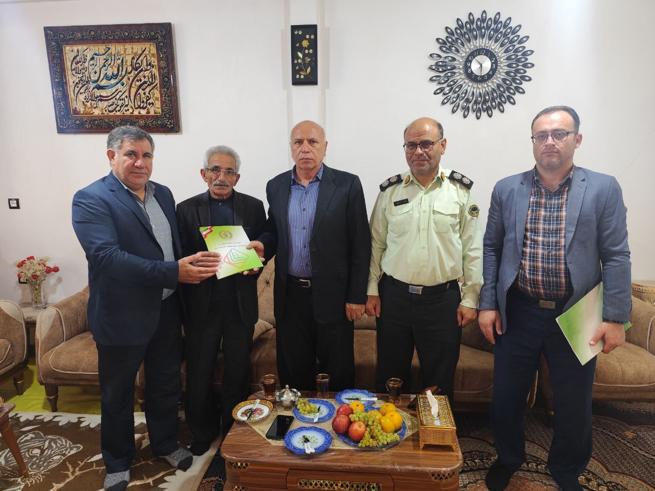 دیدار با 4 نفر بازنشسته ساکن شهرستان مرزی گرمی