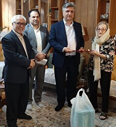 دیدار با مستمری بگیران خانم رحیمی و خانم مافی