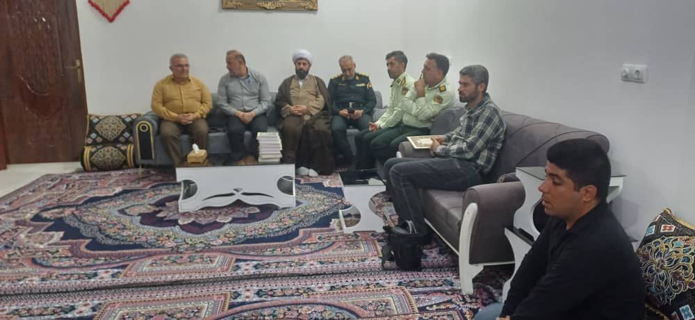 دیدار و دلجویی از خانواده های متوفیان کانون بازنشستگان شهرستان ایذه