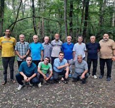 انجام کوهنوردی توسط پیشکسوتان انتظامی شهرستان تنکابن