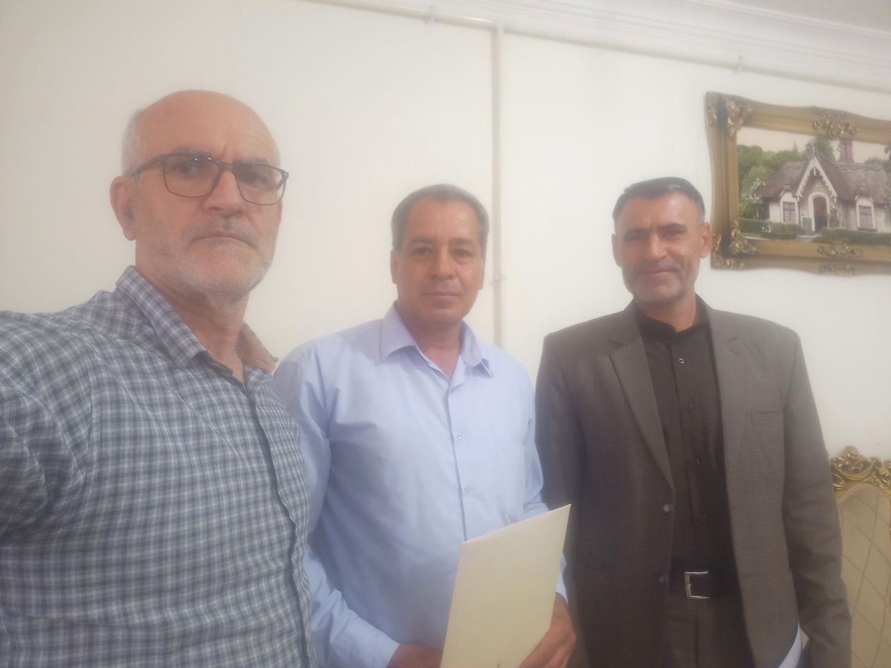دیدار با 2 پیشکسوت بازنشسته شهرستان هرسین