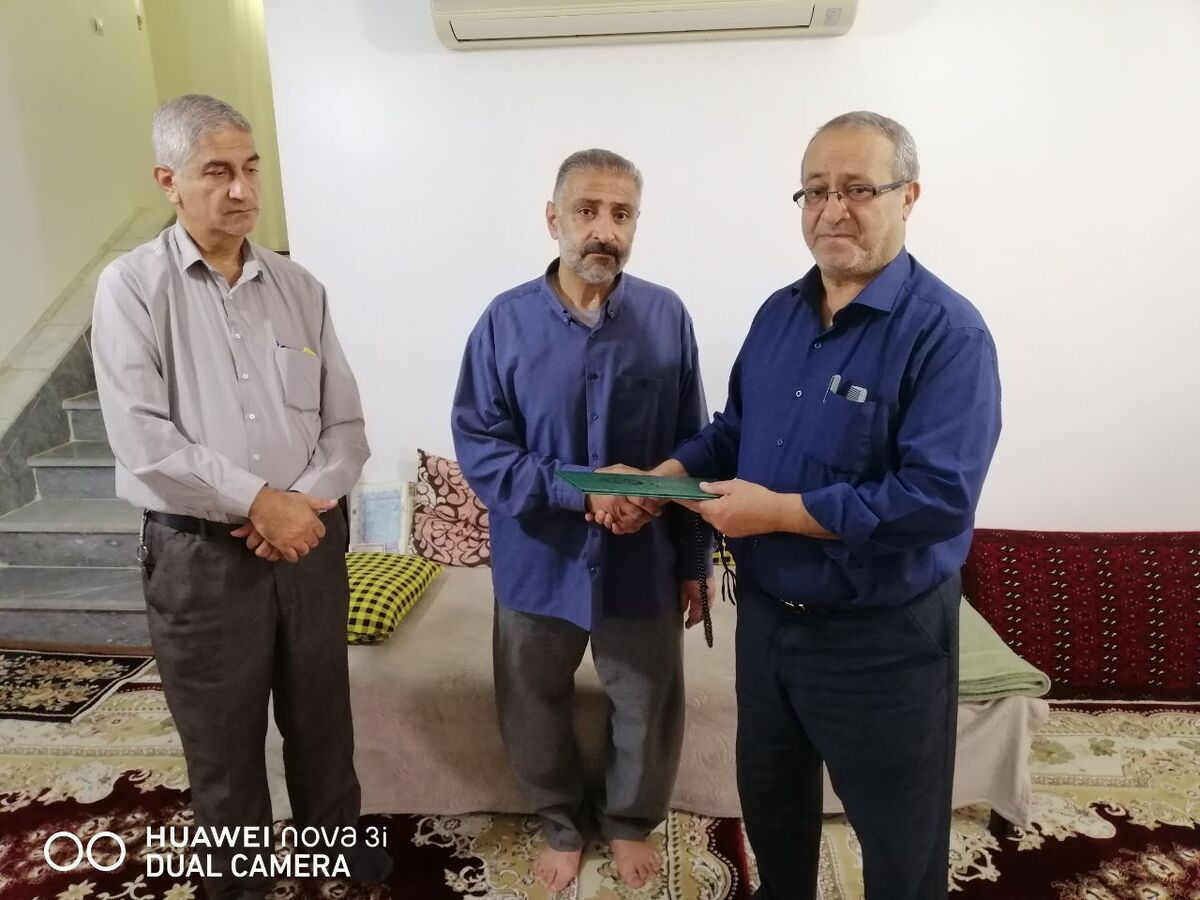 دیدار و تجلیل ازپیشکسوت انتظامی عبدالرضا برادران در شهرستان ساری