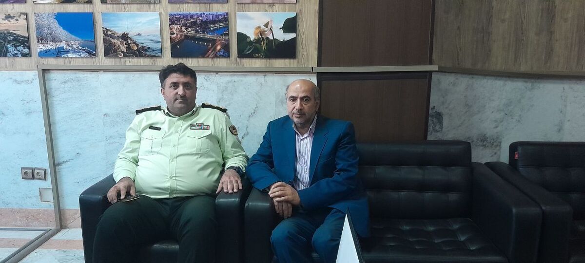 دیدار مسئول کانون شهرستان بابلسر وفریدونکنار با فرمانده انتظامی شهرستان بابلسر