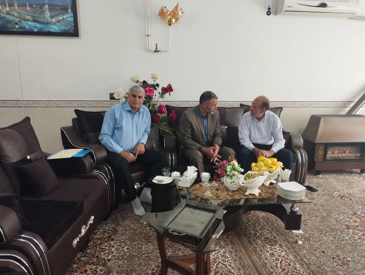 دیدار7با پیشکسوت بازنشسته شهرستان صحنه