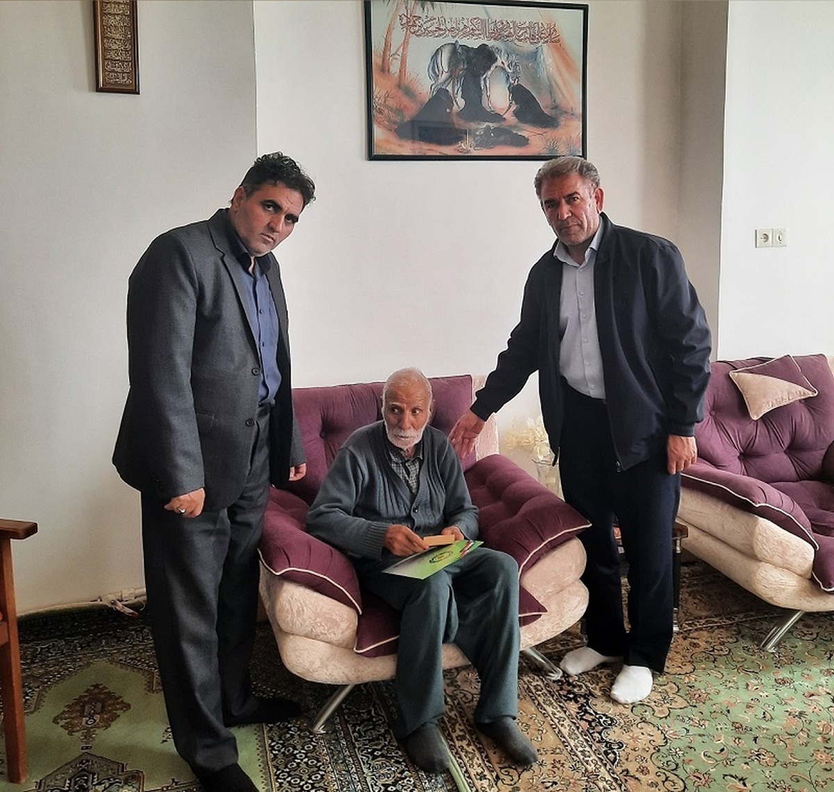 عیادت از بازنشسته رحیم سلیمی