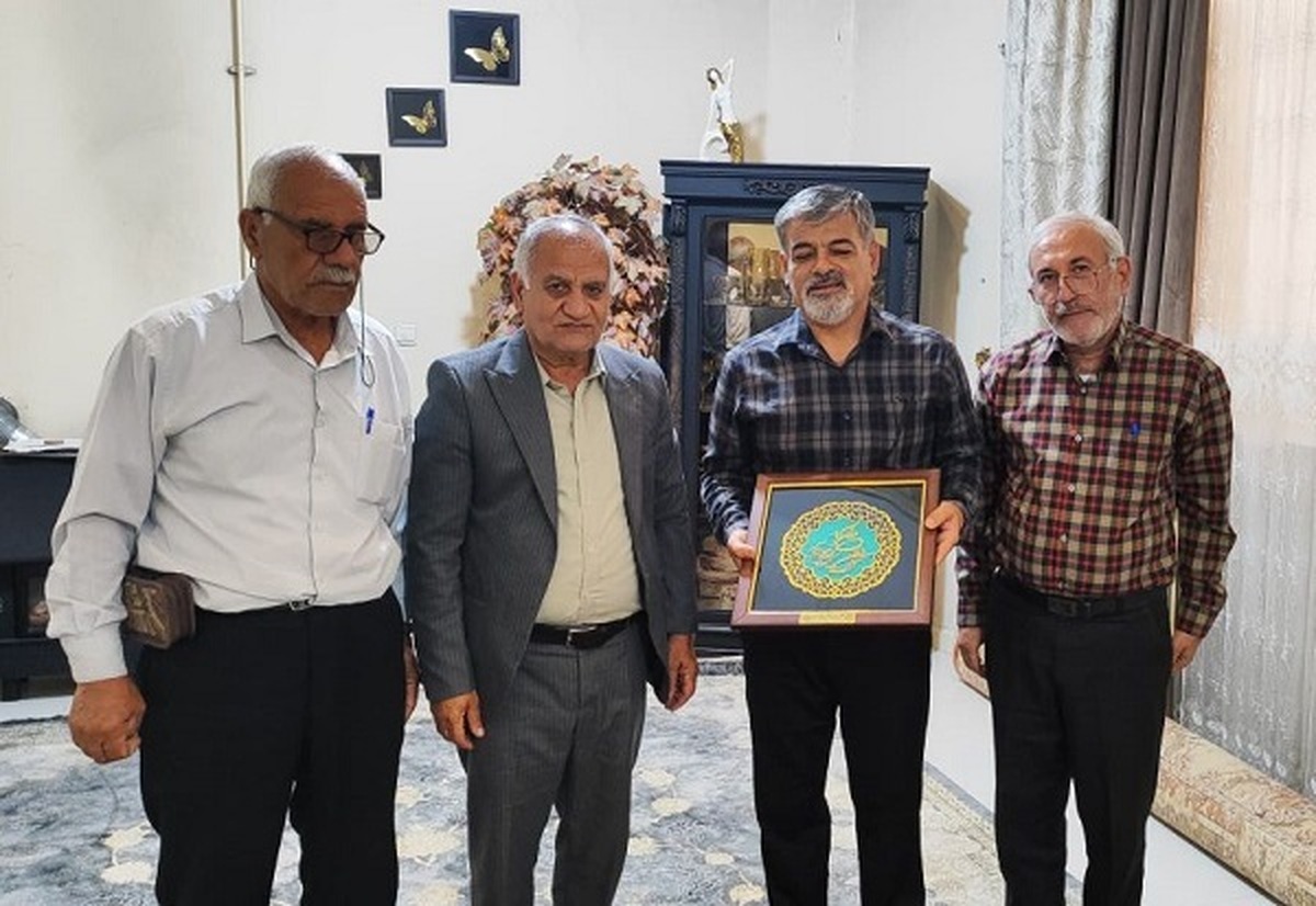 دیدار و سرکشی از پیشکسوت انتظامی شهرستان گناوه سید محمود حسینی