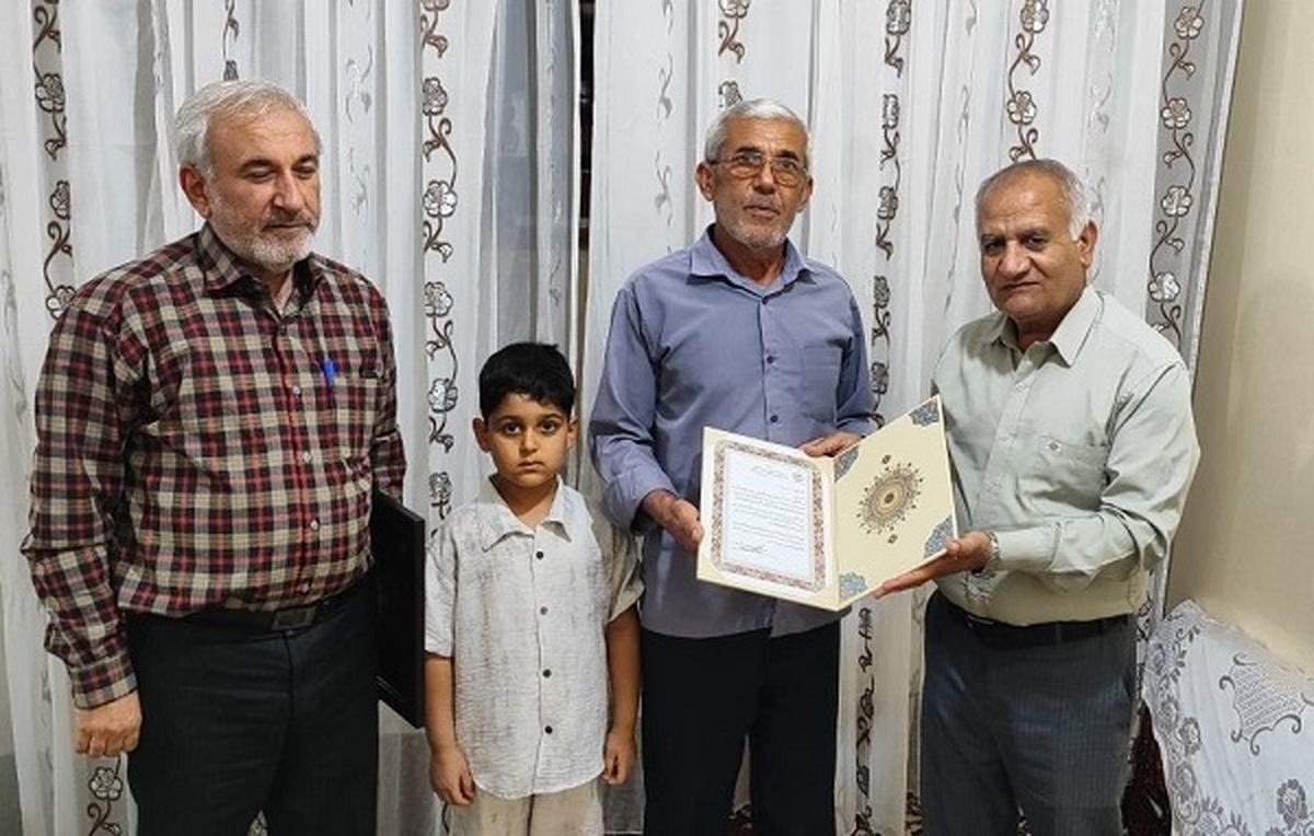 دیدار و سرکشی از پیشکسوت انتظامی شهرستان گناوه احمد صمصامی