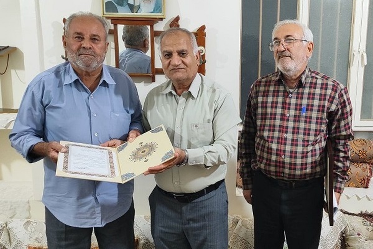 دیدار و سرکشی از پیشکسوت انتظامی شهرستان گناوه علی صالحی