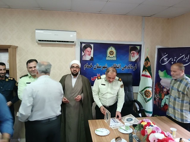 دیدار فرمانده انتظامی شهرستان خمام با 10 تن از پیشکسوتان عرصه نظم و امنیت
