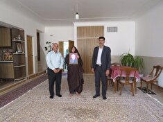 دیدار با مستمری بگیر سرکار خانم صدیق شمس ابتدایی