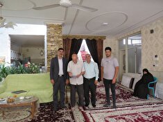 دیدار صمیمی با بازنشسته جناب آقای رضا صبری بغداد آبادی