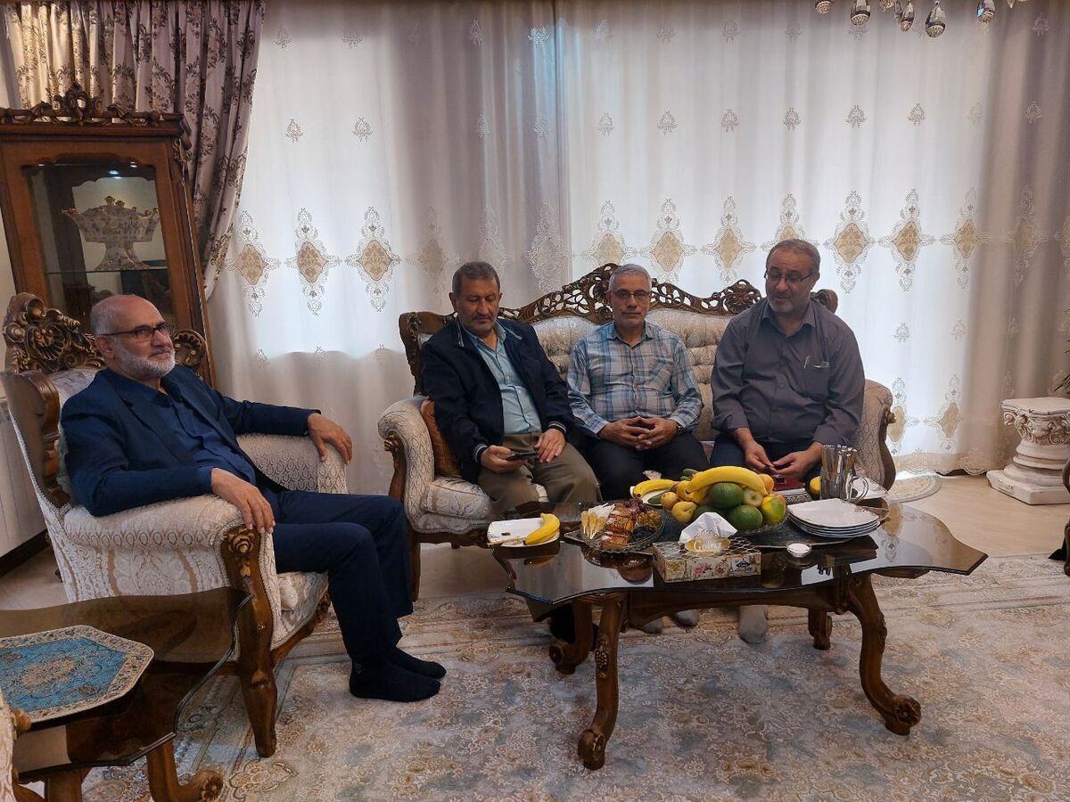 عیادت از پیشکسوت انتظامی موسی شهابی در شهرستان ساری
