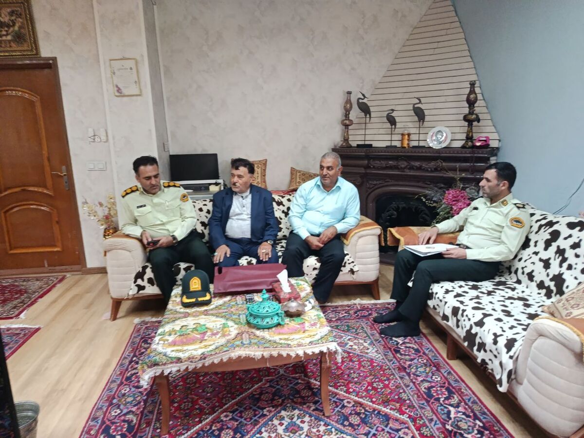 دیدار جانشین انتظامی شهرستان ماکو با پیشکسوت بهرام محمدنژاد