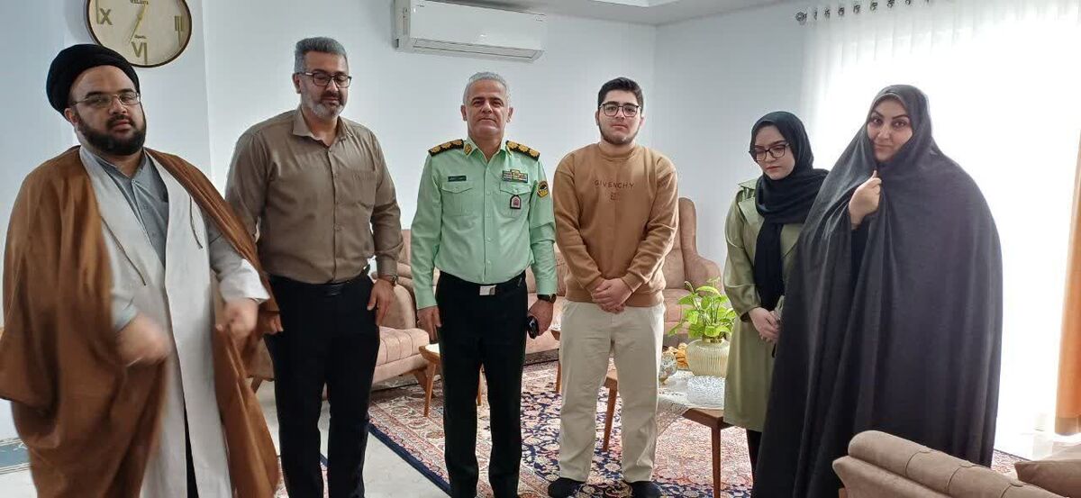 دیدار با مستمری بگیر انتظامی خانم انسیه نیکزاد منش در شهرستان چالوس