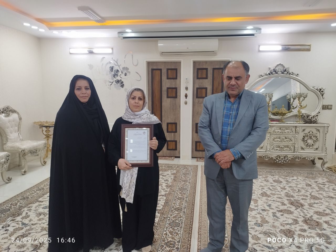دیدار مدیر ارشد اداره بازنشستگی نیروهای مسلح استان البرز با 5 نفر از بازنشستگان فراجا استان البرز
