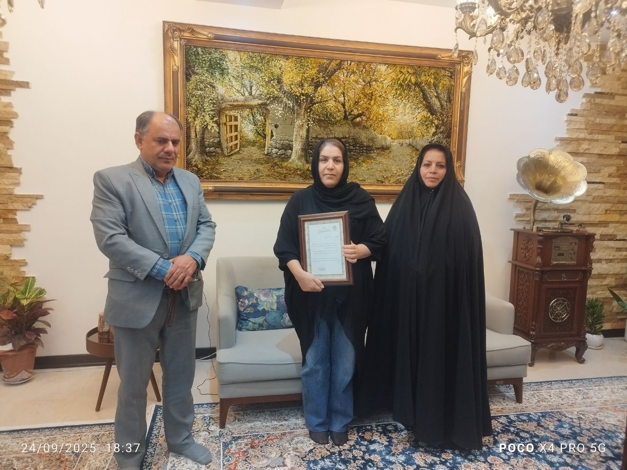 دیدار مدیر ارشد اداره بازنشستگی نیروهای مسلح استان البرز با 5 نفر از بازنشستگان فراجا استان البرز